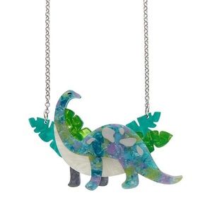 💸 SOLD 💸 BNIB Erstwilder I’ll Be Brach Dinosaur Necklace